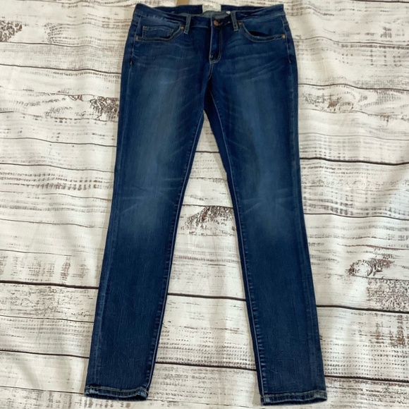 1209. BKE Stella Skinny Jeans Dark Wash 31R EUC - Picture 1 of 5
